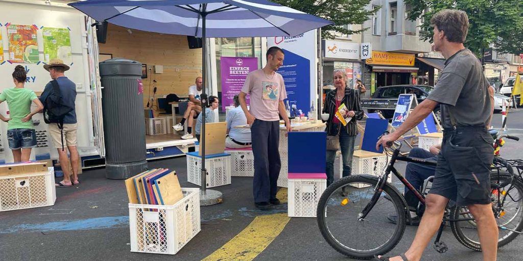 Stefan beim Kiezlabor in Charlottenburg-Wilmersdorf