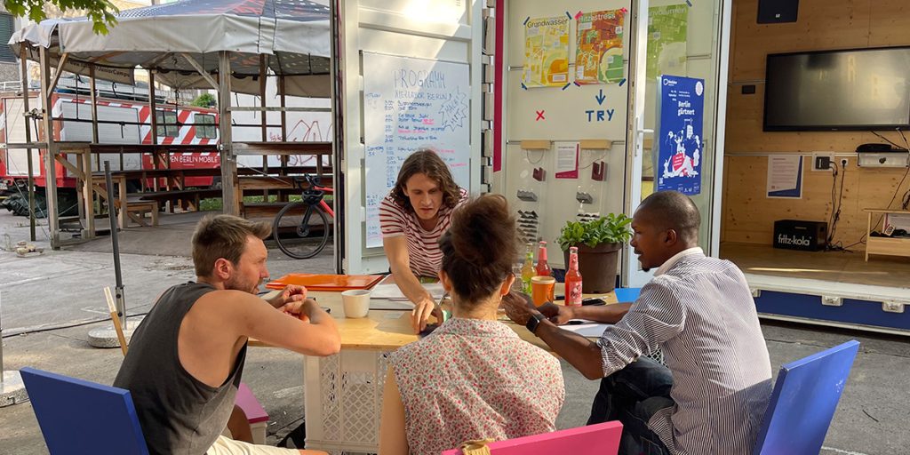 Das Kiezlabor in Kreuzberg lädt zum Thema "Gärtnern in der Stadt" ein.