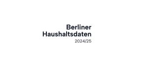 Berliner Haushaltsdaten